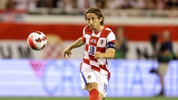 Soccer Football - UEFA Nations League - Group A - Croatia v France - Stadion Poljud, Split, Croatia - June 6, 2022 Croatia's Luka Modric in action REUTERS/Antonio Bronic