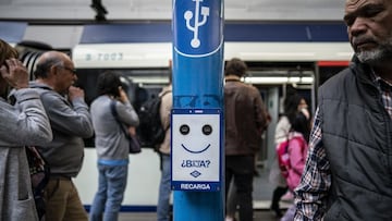Metro Madrid cargar