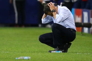 Juan Carlos Osorio, durante la derrota de México ante Alemania.