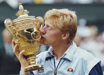 El tenista alem¨¢n tambi¨¦n figura como uno de los grandes deportistas precoces tras proclamarse campe¨®n de Wimbledon en 1985 con 17 a?os y 7 meses y revalidar el t¨ªtulo tan solo un a?o despu¨¦s. Becker cosech¨® 49 t¨ªtulos, entre los que destacan su tercer Wimbledon en 1989, un US Open en 1989 y dos Open de Australia en 1991 y 1996.