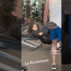 Vídeo: Rosalia es captada en en gimnasio de la colonia roma