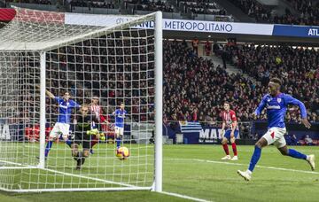 ¡Desmarque de Susaeta para servirle el centro a San José, paradón de Oblak que roza hasta el larguero, pero no le favorece el rebote y Williams marca a puerta vacía! Atlético de Madrid 