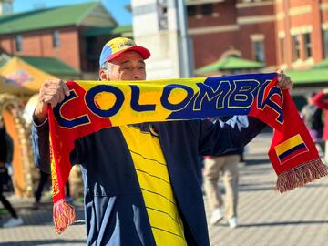 Así viven los hinchas la previa del duelo entre Colombia y Corea del Sur