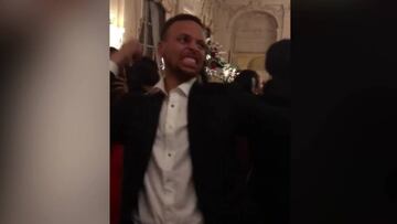 Curry se burla de LeBron...?Y Kyrie Irving se parte de risa!