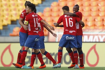 Independiente Medellín empata 2-2 contra Once Caldas en el estadio Atanasio Girardot de la capital antioqueña, en partido de la fecha 7 de Liga Águila 2018