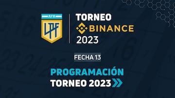 Liga Profesional 2023: horarios, partidos y fixture de la jornada 13