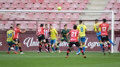 La UD Logro&ntilde;&eacute;s en su &uacute;ltimo partido en Segunda ante Las Palmas.