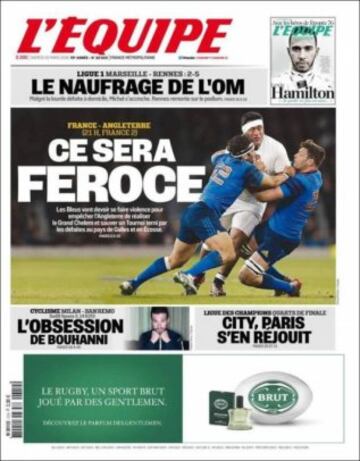 Portadas de la prensa mundial