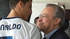 Frío reencuentro entre Florentino y Cristiano