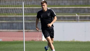 Ignacio Camacho, durante un entrenamiento.