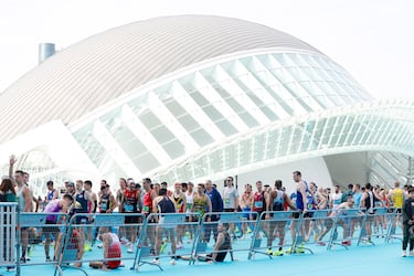 La Ciudad de las Artes y las Ciencias fue el lugar donde los atletas recuperaron fuerzas.
