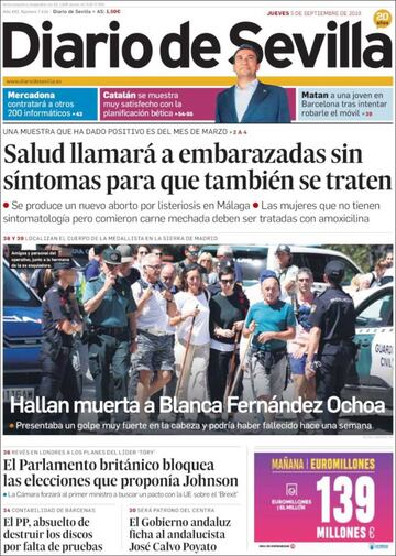 Así ha despedido la prensa española a Blanca Fernández Ochoa