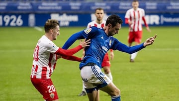 Real Oviedo 1 - Almería 2: resumen, goles y resultado