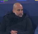 La cara de Guardiola tras el gol de Bellingham: se va a hacer Gif eterno al instante