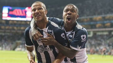 Action photo during the match Monterrey vs Atlas, Corresponding to second leg match of Quarter-finals of the Apertura Tournament 2017 of Liga BBVA BAncomer MX, at BBVA Bancomer Stadium.
Foto de accion durante el partido Monterrey vs Atlas, Correspondie