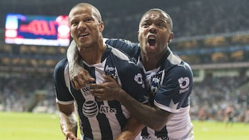 Action photo during the match Monterrey vs Atlas, Corresponding to second leg match of Quarter-finals of the Apertura Tournament 2017 of Liga BBVA BAncomer MX, at BBVA Bancomer Stadium.
 
 Foto de accion durante el partido Monterrey vs Atlas, Correspondie