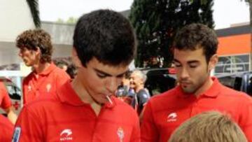 <b>DECEPCIONADO. </b>Sergio no podrá ir a Japón con la Sub-19 por una inoportuna lesión.