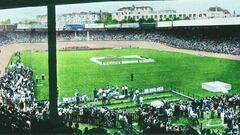 ESCENARIO. El Parque de los Pr&iacute;ncipes se llen&oacute; para ver c&oacute;mo el Madrid se proclamaba campe&oacute;n de Europa por primera vez en su historia.
 