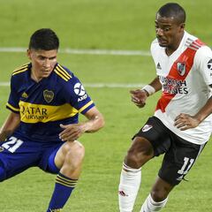 Campuzano, expulsado en su primer clásico Boca vs River