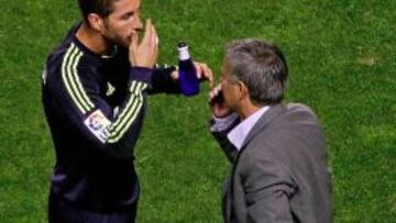 Sergio Ramos y Mourinho