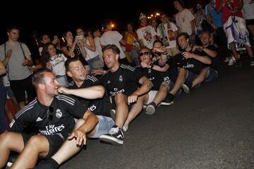 Los aficionados del Real Madrid celebraron título en La Cibeles.