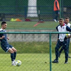 Eustáquio tuvo su primer entrenamiento con Cruz Azul
