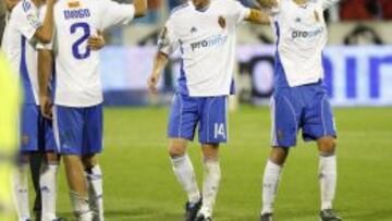 Gabi y Ander Herrera, en su etapa en el Zaragoza.