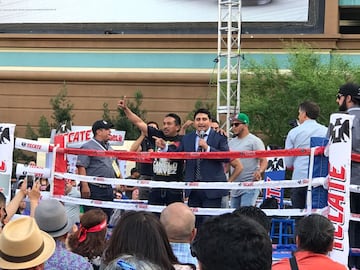 Las imágenes del gran ambiente del Canelo vs Chavez Jr.