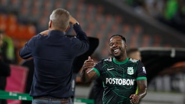 Mejores momentos del partido entre Atlético Nacional y Deportivo Cali en el estadio Atanasio Girardot de Medellín.