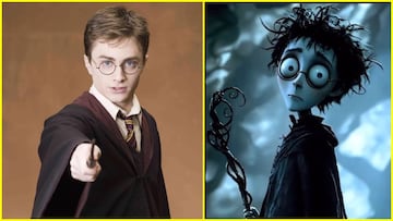 Harry Potter IA Tim Burton imagina dise?os esc¨¢ndalo