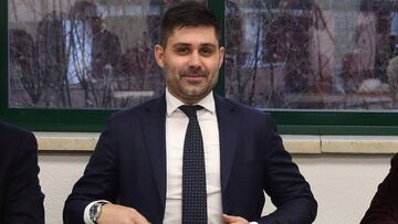 Aganzo, en una comparecencia de AFE.