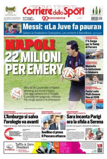 Portadas de la prensa deportiva