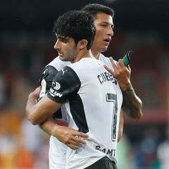 Bordalás prueba la conexión Guedes-Marcos André