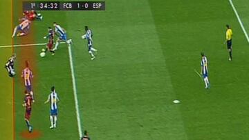 Gol mal anulado a Rakitic por un fuera de juego inexistente