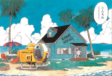 Dragon Ball anime Kame House