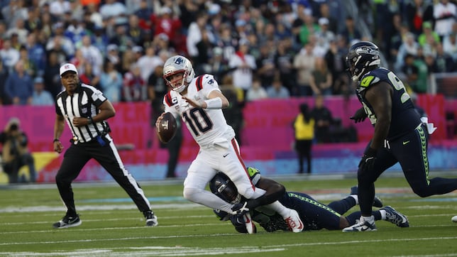 Drake Maye one sack away from record for most sacks in an NFL postseason