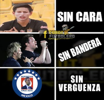 Cruz Azul continúa alimentando los memes con su derrota