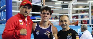 Peñate, Escobar y Lozano tras el Combate.