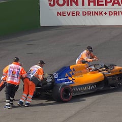 Inexplicable abandono de Sainz