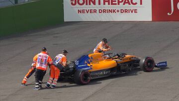 Inexplicable abandono de Sainz