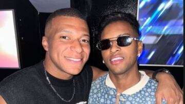 ?Rodrygo, con Mbapp¨¦!