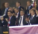 El Príncipe y Rajoy celebraron los goles de España ante Italia