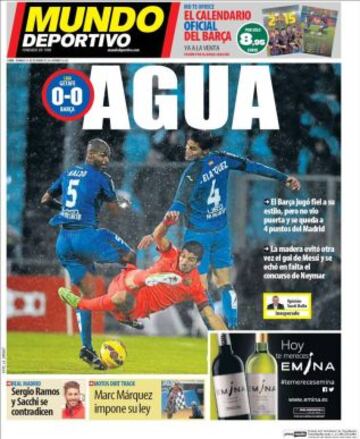 Portadas de la prensa deportiva