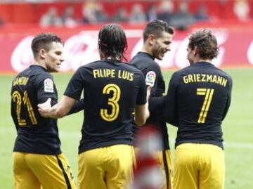 Primer gol de Gameiro para poner el 1-2.