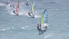 Gran Canaria PWA World Cup Windsurf, carreras de slalom en Pozo Izquierdo el lunes 3 de julio del 2023. 