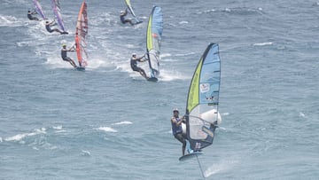 Gran Canaria PWA World Cup Windsurf, carreras de slalom en Pozo Izquierdo el lunes 3 de julio del 2023. 