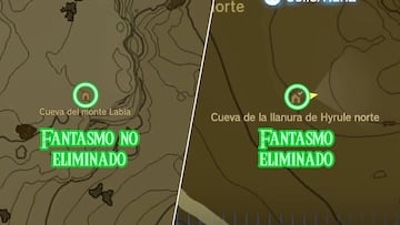 the legend of zelda tears of the kingdom nintendo switch guia fantasmo ubicaciones emblemas fantasmo para que sirven