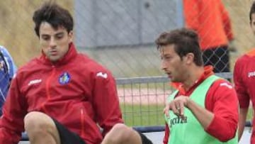 Abraham, entrenándose.