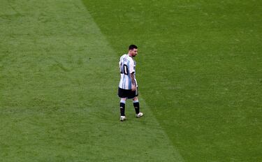 Gran primera parte de Lionel Messi y de la selección argentina a la que se le han anulado hasta tres goles. 