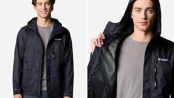 La chaqueta de hombre para la lluvia de Columbia está a mitad de precio y disponible en Amazon.